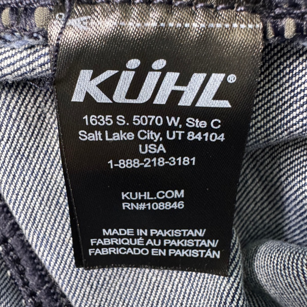 Kuhl Womens Straight Leg Jeans Dark Indigo Blue Denim Outdoor Pants Size 2 - Picture 12 of 15